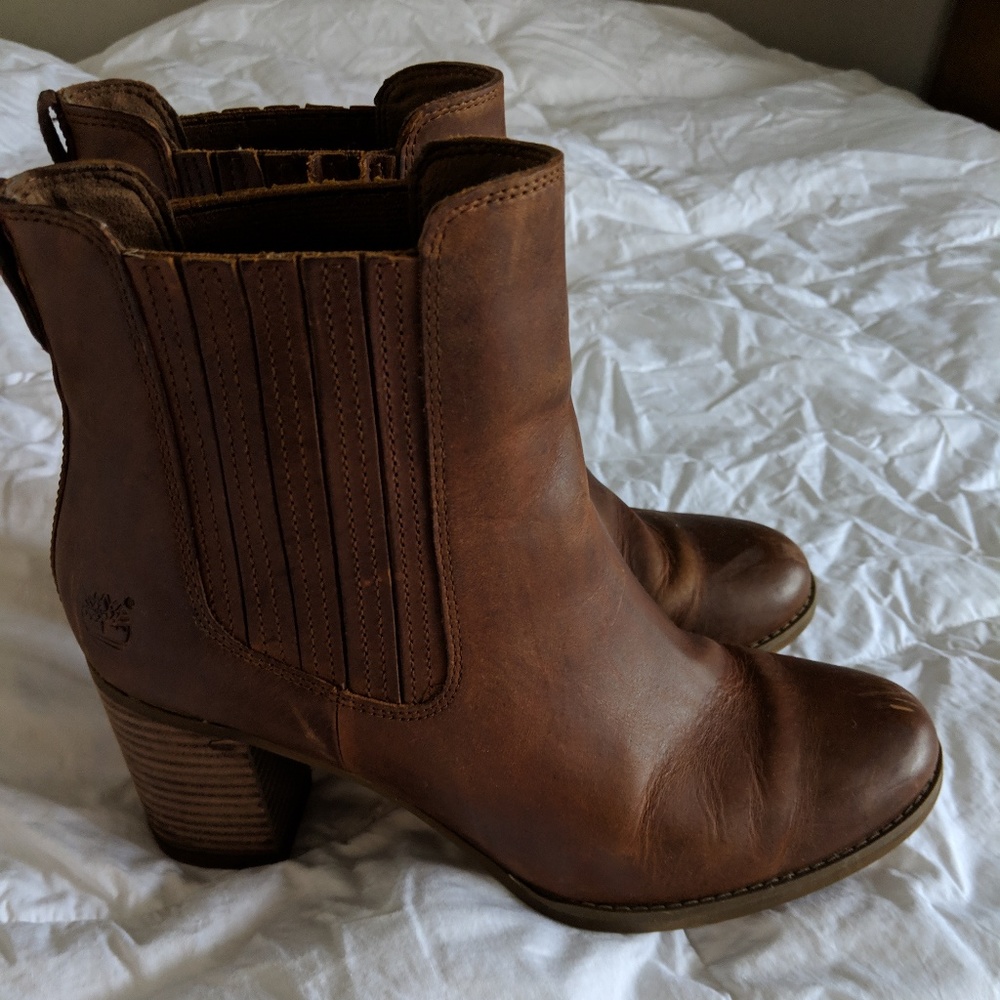 Timberland Atlantic Heights Chelsea Boots - Cognac